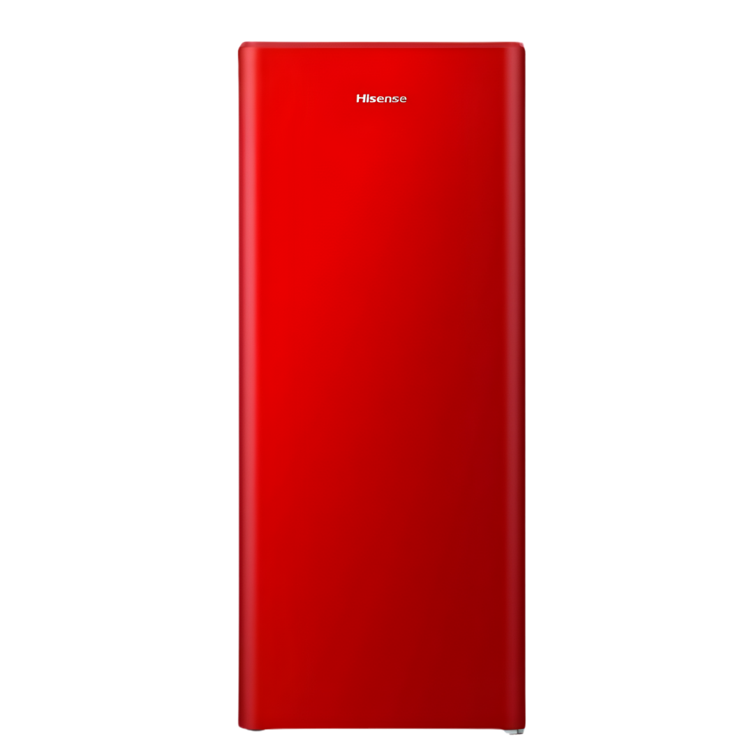 HISENSE RERFRIGERATOR 176L SINGLE DOOR RED